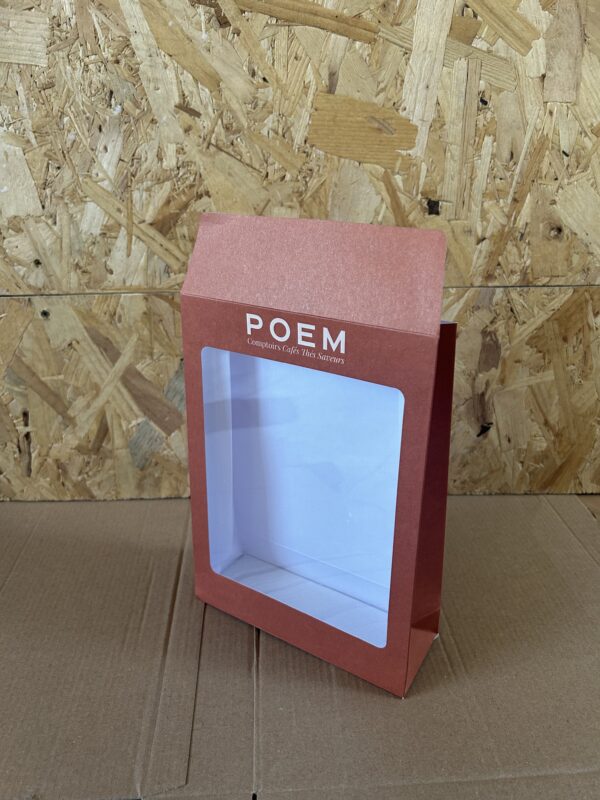 Luxury Paper Kraft Bag With Window View - Image 2