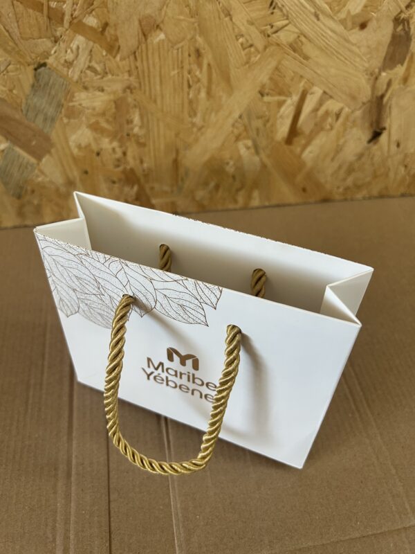 Luxury Laminated Paper Mini Gift Bag - Image 2