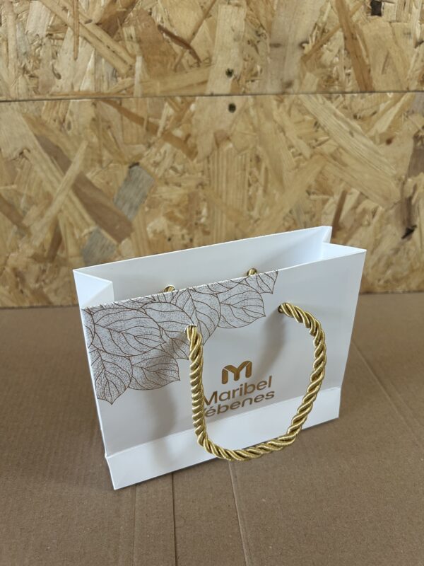 Luxury Laminated Paper Mini Gift Bag - Image 3