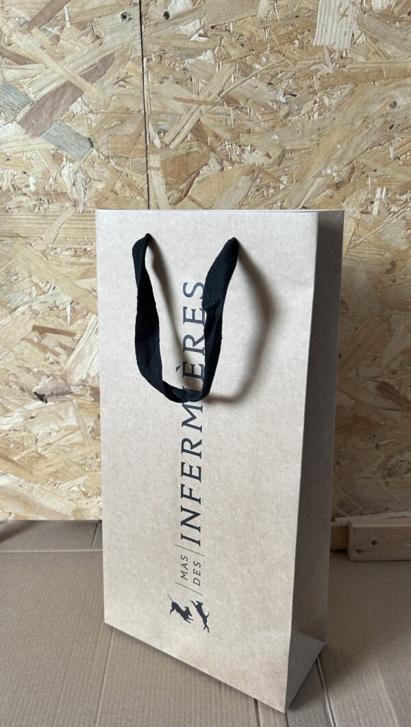 Luxury Kraft Paper Bottle Bag