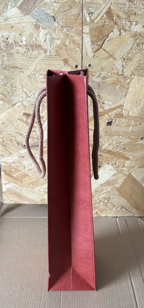Luxury Kraft Paper Bottle Bag With Window - Image 4