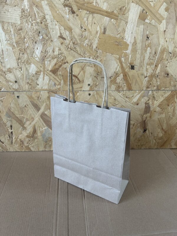 Brown A5 Paper Kraft Bag with Twisted Handles