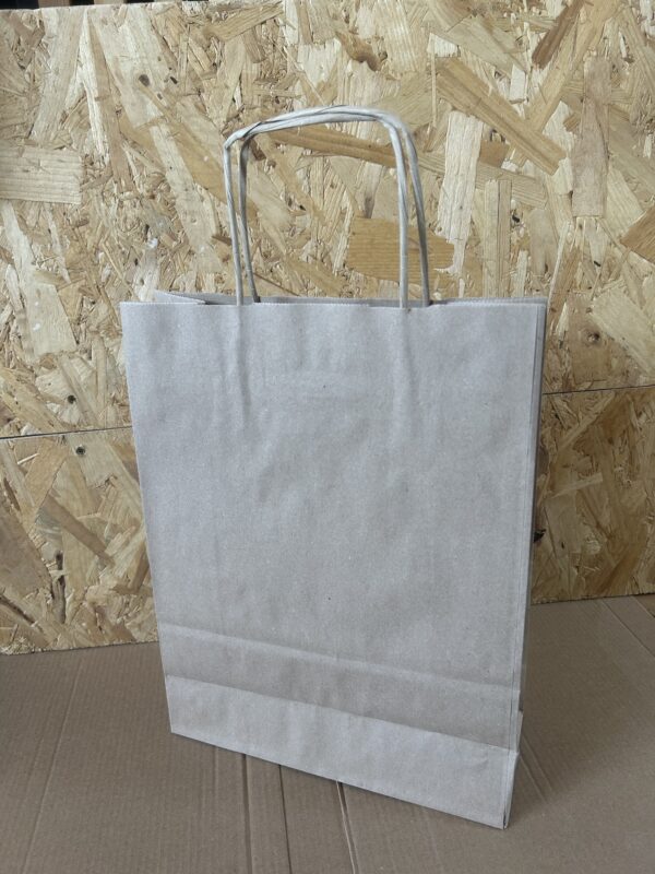Brown A4 Paper Kraft Bag with Twisted Handles