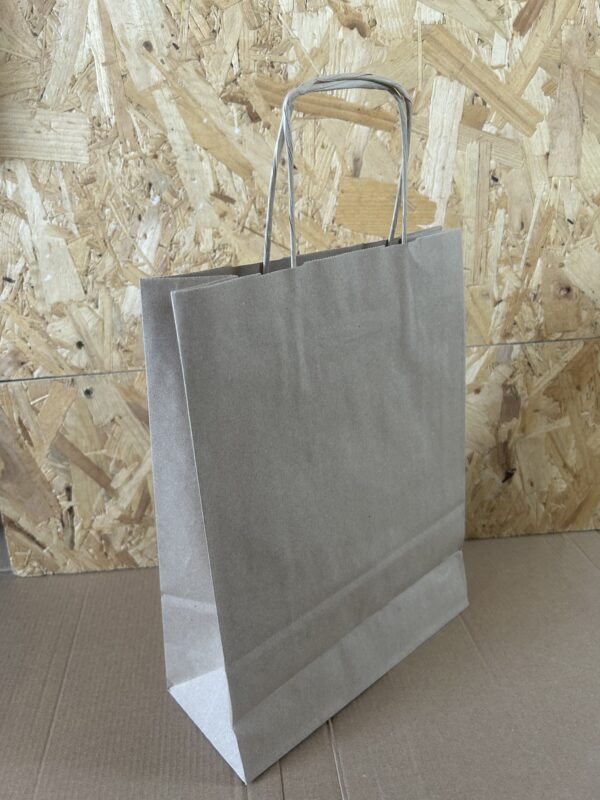 Brown A4 Paper Kraft Bag with Twisted Handles - Image 2